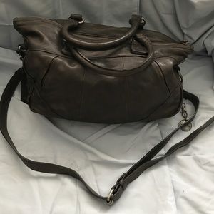 Italian leather satchel/crossbody